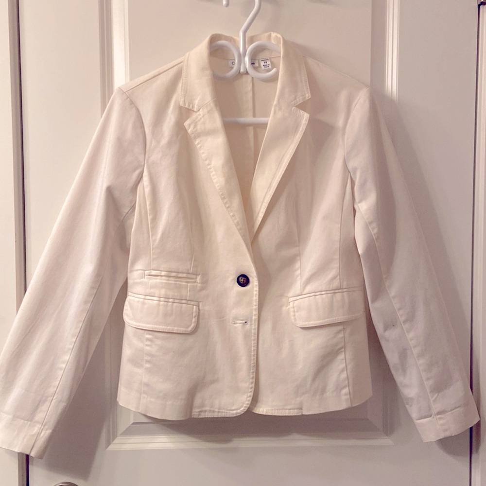 Petite Croft & Barrow Cotton Blazer